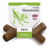 Brinquedo Para Cães Roer Benebone Stick Bacon Mordedor Médio