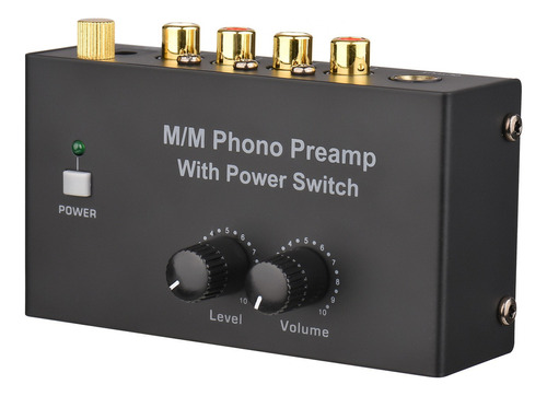 Preamplificador M/m Phono Con Interruptor De Encendido