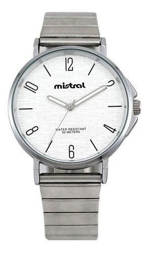 Reloj Mistral Azul Gmi-5527-07 Aluminio Y Acero Sumergible