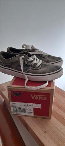 Zapatillas Vans Niño Camufladas - Talle 32.5