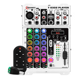 Mesa De Som Taramps T0302 Player Efeito Luz Multicolor