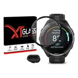 Pelicula Xtglass + Tampa Plugue Compatível Com Garmin 965