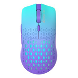 Mouse Gamer Bluetooth Inalambrico Xtrike Me Recargable Color Azul