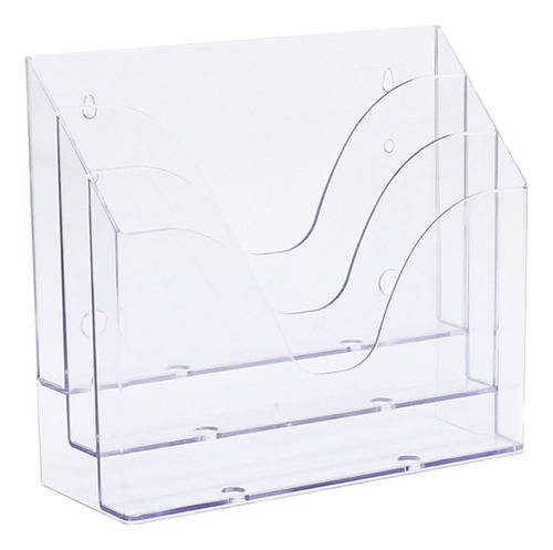 Organizador Triplo Office Cristal Vertical Ou Horizontal