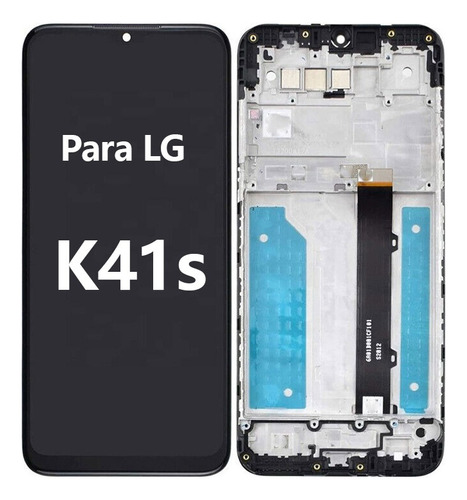 Display Tela Touch Lcd Frontal Para LG K41s K410 Aro