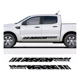 Vinil Stiker Estampado Rótulo Lateral Ford Ranger 2013-2021