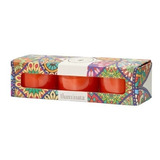 Velas Con Aroma Concentrado Kit X3 Envase Esencia Mandarina