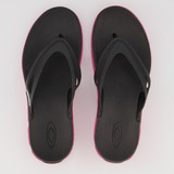 Chinelo Oakley Rest Ii Preto E Rosa