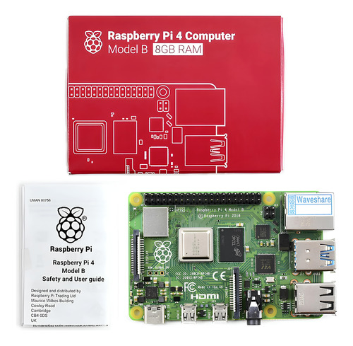 Raspberry Pi4 Model B Pi 4 8gb Ram Caixa C/ Manual Com Nf