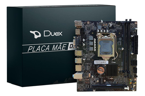 Placa Mãe Duex Intel H310 Zg 1151 I7, I5, I3 Ddr4 Hdmi