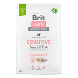 Brit Care Dog Sensitive Insect Fish 3kg Sin Pollo