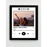 Quadro Spotify Personalizado Com Sua Música E Foto