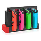 Cargador Para Joycon Nintendo Switch Base Accesorios Poder