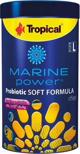 Alimento Tropical Marine Power Soft Probiotic L 130g Acuario