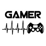 Sticker Vinilo Adhesivo Zona Gamer Latidos 100cm 