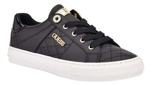 Tenis Mujer Gbg Guess Loven Sneakers Casuales Fashion Negro