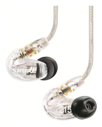 Auricular In Ear Shure Se215-cl Profesional Transparente