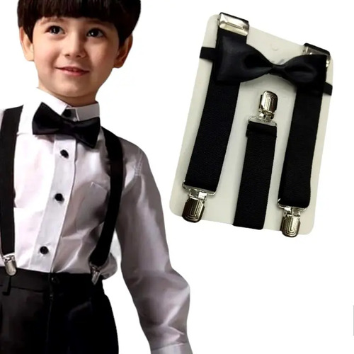 Tirantes Con Moño Infantil Y Adulto, Unisex Varios Colores | Meses sin interés