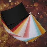 Cartão De Ácido Sulfúrico De 50 Unidades De Papel Colorido P