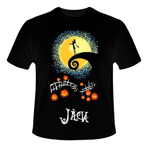 Playera Jack Skellington Halloween El Extraño Mundo Jack