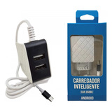 Carregador V8 4.1a Com Fio Recarga Rápida 2 Portas Usb