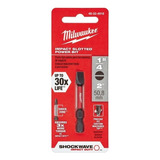 Punta Plana Power Bit 1/4 X 2 (50mm) 48324918 Milwaukee