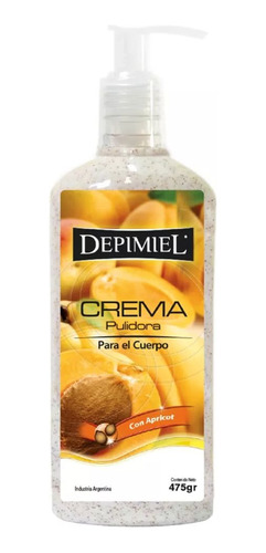 Crema Exfoliante Pulidora Corporal Depimiel Apricot 475gr 