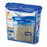 Recipiente Plastico Para Cereal Con Dispensador 3.9l Azul