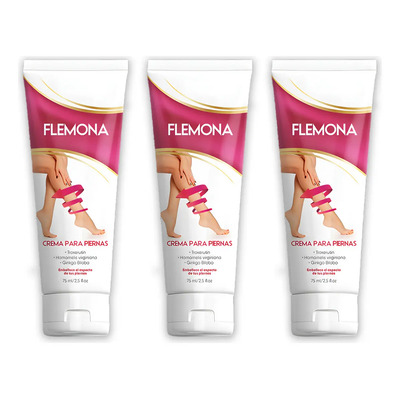 Flemona | Crema Para Las Varices | Piernas | Tres (3) Pack | Meses sin interés