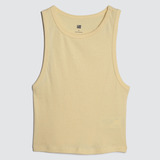 Camiseta Mujer Ostu M/s Amarillo Algodón 40091928-10403
