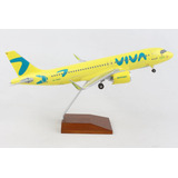Avión A Escala Skymarks Skr8390 Viva  A320neo 1/100 Yellow 