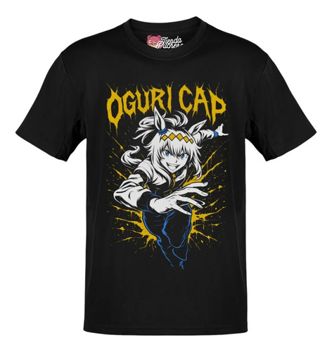 Playera Anime Uma Musume Cinderella Gray Oguri Cap Letra Ama | Envío gratis