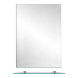 Espelho P/ Banheiro 40cm X 40cm  C/ Kit Instalação + Brinde