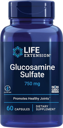 Life Extension I Sulfato De Glucosamina I 750mg I 60 Caps