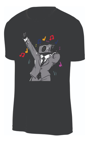 Camisetas Camaraman Musica Speakerman Skibidi Toilets