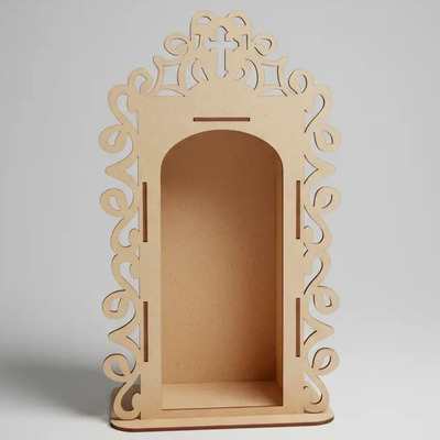 Mini Capela Oratório Mdf Cru Lindo Oferta Envio Em 24 Horas | MercadoLivre