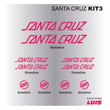 Santa Cruz Kit3 Sticker Calcomania Para Cuadro De Bicicleta
