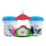 Kit Bebedouro + 2 Pote Nectar Beija-flor 250 Gr 