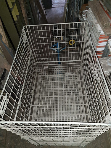 Pallet Metálico Tipo Canasto P/autoelevador Apilable