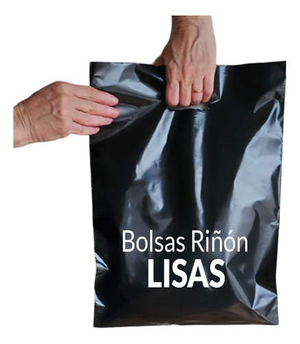 50 Bolsas Riñón 30x40 Manija Super Reforzadas Varios Colores