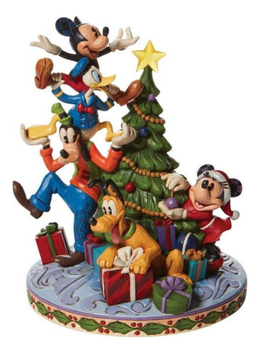 Pino Navidad Árbol Animado Led De Disney C/ Luces Música Msi