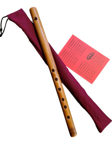 Flauta Traversa De Bambú (modelo Estudio)