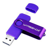 Unidad Flash Usb Otg De 128 Gb Wansenda 2 En 1 Android Photo