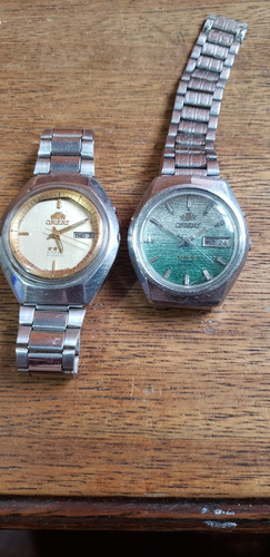 2 Relógios Orient Automático Anos 80leia A Descrição Do Anun