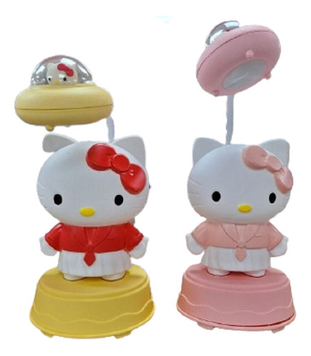 Lampara De Escritorio Hello Kitty Sanrio Con Sacapuntas