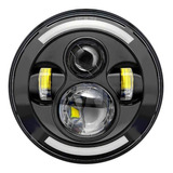 Faro Led Jeep Renegade Wrangler Harley 7' Con Aro Angel 40w