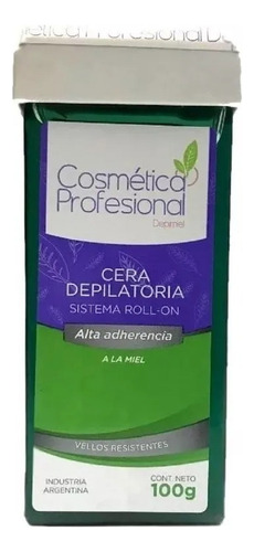 Cera Depilatoria Roll On Alta Adherencia 100grs Cosmetica