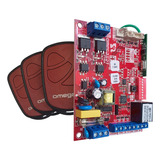 Kit Placa Ct40a Com 3 Controles Tx Link Vermelho Omegasat