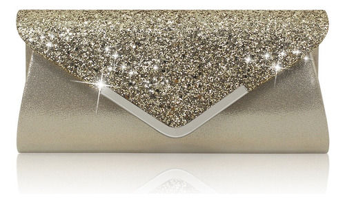 Bolso De Mano De Fiesta De Lentejuelas Mujer Cartera Clutch