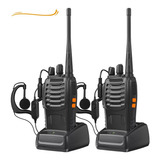 Kit 2 Radios Walkie Talkie Radinho Amador Profissional 10km